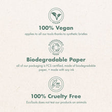 Ecotools Core Five Make-Up-Pinsel- Und Schwamm-Set, Für Lidschatten, Rouge, Bronzer, Eyeliner Und Foundation, Make-Up Blending Schwamm, Pinsel Essentials, 5-Teiliges Set