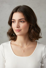 Stainless Steel Cream Enamel Seahorse Necklace for Women